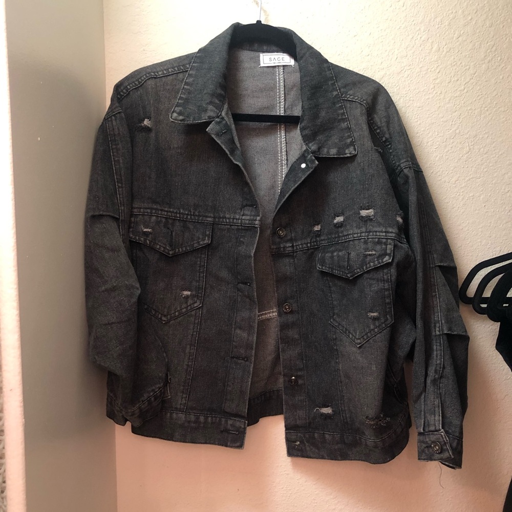 Oversized Trucker jean jacket